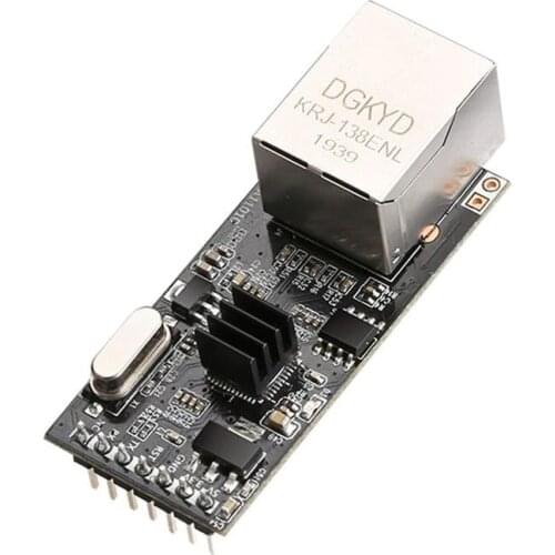 RS232 Serial to Ethernet Module TTL Level 3.3V TCP UDP Network Module to TTL Network Port RS232 Serial Converter with Heatsink