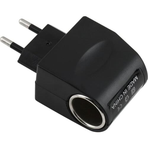 220V AC to 12V DC Car Cigarette Lighter Wall Power Socket Plug Adapter Converter For Car Cigarette Lighter Port Power Converter