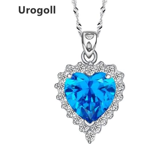 Necklaces 100% 925 Sterling Silver Pendant Necklaces Pure Sterling Silver 925 Necklace Real Silver Fine Jewelry Gifts