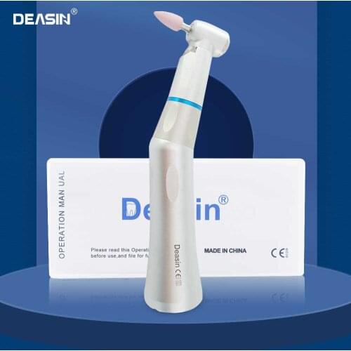 1 piece dental inner water way contra angle handpiece with light low speed handpiece