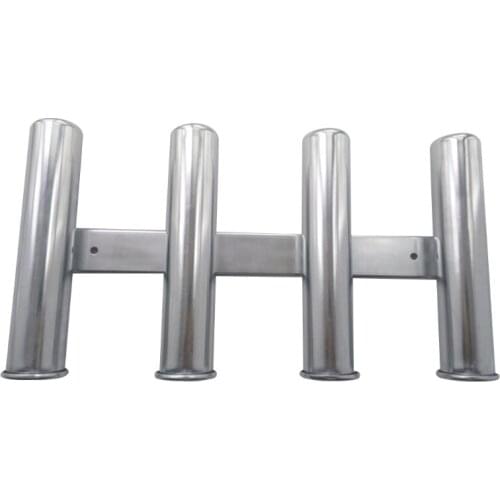 4 Link Tube Assembly Rack Durable Material Solid Structure Protect Fishing Rod for Marine Boat Side Slide Mounting