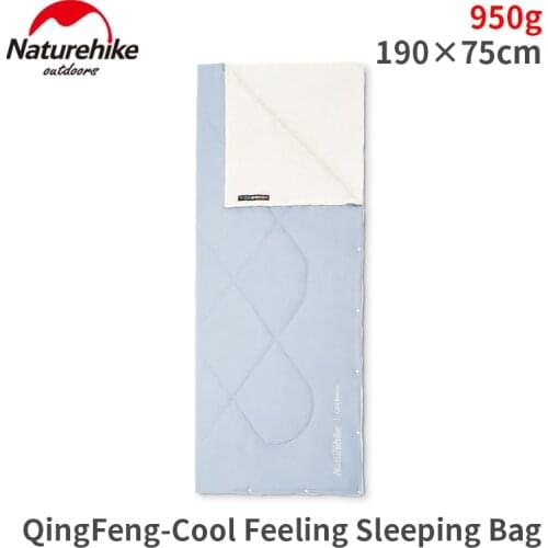 Naturehike CB80 Outdoor Camping Travel Sleeping Bag UltraLight Comfortable Cotton Single Stitchable Thermal Lazy Bag