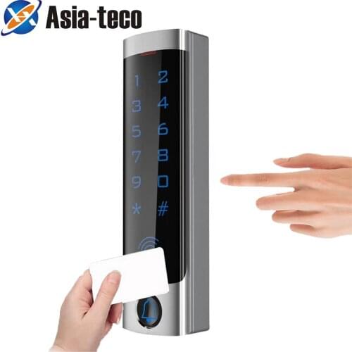 Waterproof RFID Touch Keypad Access Control System Door Lock 125KHz EM Card Metal Case Door Entry Access Lock