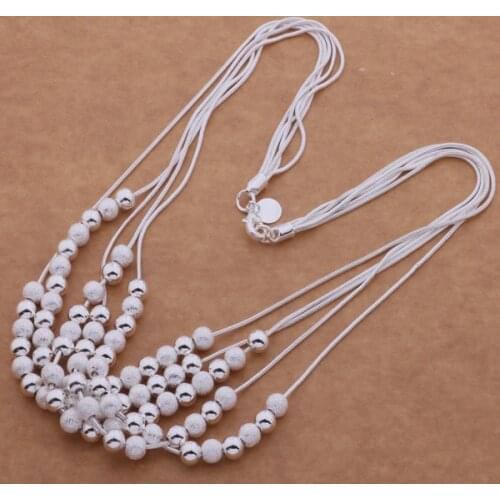 AN506 Wholesale silver plated Necklaces for women&men silver 925 jewelry fashion jewelry pendant /bjcakaja atyajlfa