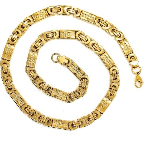 AMUMIU Necklace for Women Gold Filled Womens Necklace Chain Hammered Braided Mens Womens Jewelry HZN195