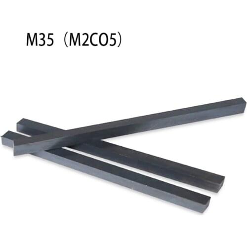 1piece M35(M2CO5) Cobalt-containing Nitriding Exceed Hard Black Steel for Diy Knife Blade Making 8/10/14/20/25/30*200mm HRC67-70