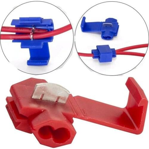 10/20/50PCS Scotch Lock Wire Connector & T-Tap Self-Stripping Quick Electrical Cable Terminals for Connectors Snap Splice Kit