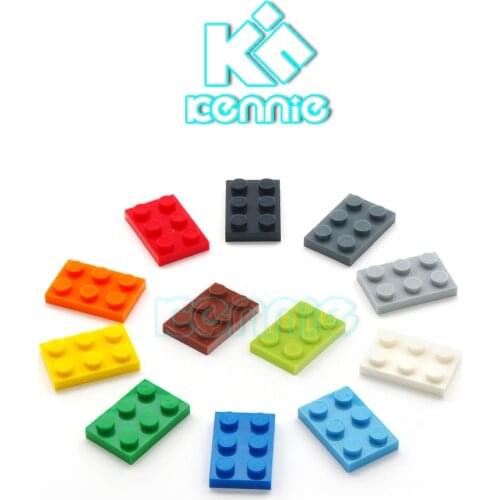 1120pcs/lot Kennie NO.3021 Bulk color Parts bulk 2x3 low bricks Particles Classic Small Building Blocks Parts DIY toys 1k