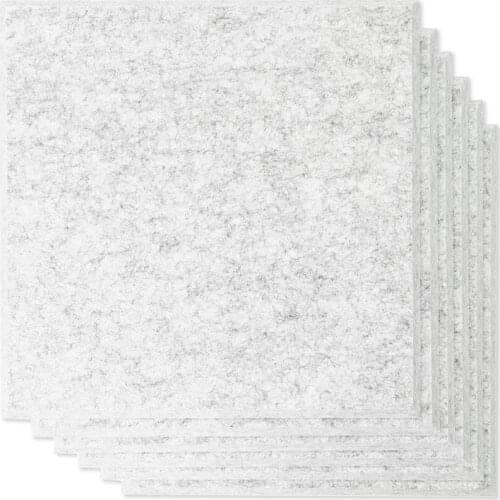 12PCS Acoustic Absorption Panel 12 Inch x 12 Inch x 0.4 Inch Sound Proof Padding for Wall Decoration Acoustic Treatment Retail