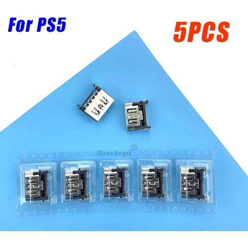 5PCS/Lot Original HD interface For PS5 HDMI-Compatible Port Socket Interface for Sony Play Station 5 Connector