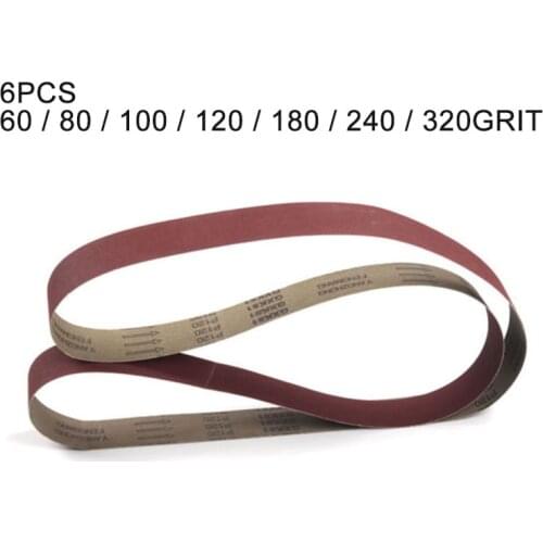 7Pcs 2 X 82 Sander Sanding Belt Adapter For Electric Angle Grinder 60/100 Grit