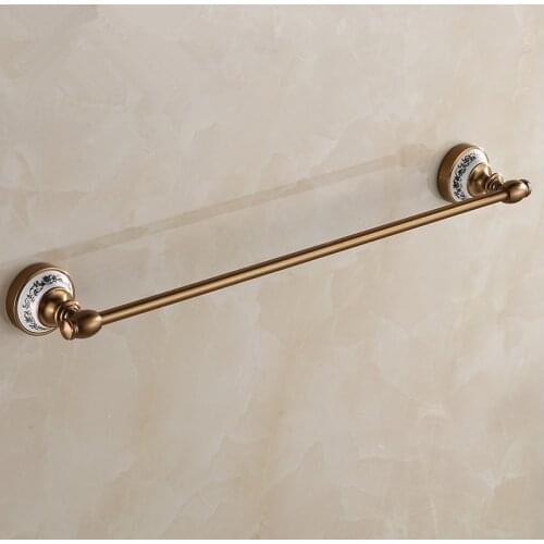 Bathroom Accessories,Aluminum Material Antique Finish Single Towel Bar&Towel Rack/Fashion Creative Ceramics Design Bath Products