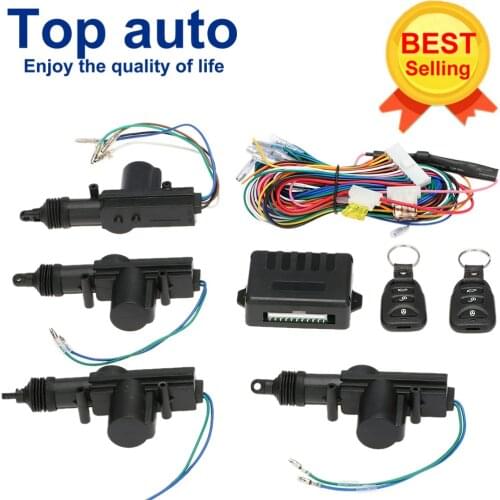 Car Door Central Locking Actuator With Remote Control Starline Power Lock Signaling Keyless Entry Kit Security Car Alarm System