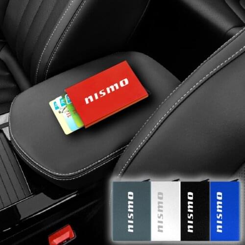 Car Card Package Holder Wallet Leather Business Bank Card Case CreditCard FOR Nissan NISMO New Qashqai Murano Teana 2015 2016