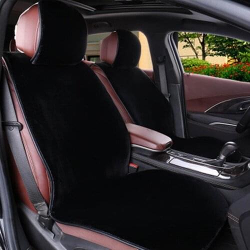 Auto Front seat Cover Soft Short Plush Cushion Fur Winter Warm Seats Carpets Mats Protector Pad Car Accessories For Lada Kia bmw