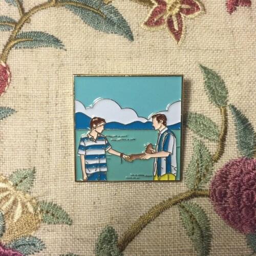 Cosmile Aciman Call Me by Your Name 2017 Movie Andre CMBYN Badge Pin Brooch Costume Cosplay Metal Logo Limit Gift