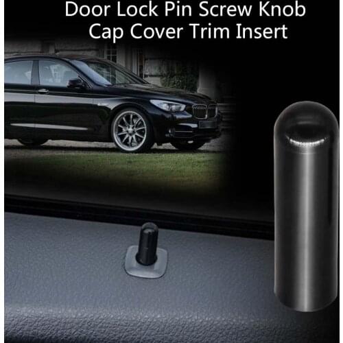 For Bmw F10 F02 F07 E70 525 730 X1 X6 Plastic Door Lock Button Pin Screw Knob Black Car Auto Parts Replacement Parts