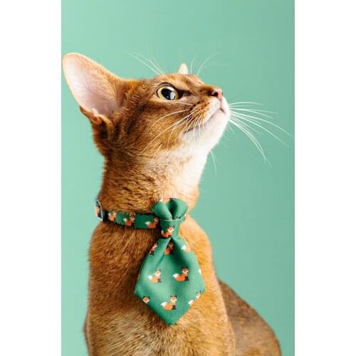 Xiaomi Pidan England Style Cats Bowties Collars Puppy Dogs Cats Bow Tie Lattice Type Necktie Small Cat Puppy Kitty Anti-strangle