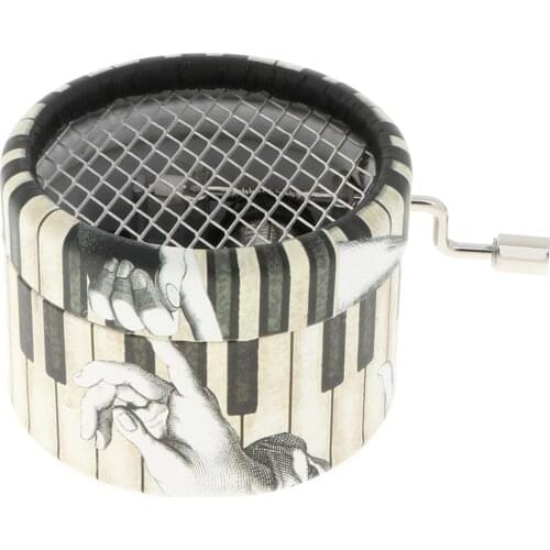 Hand Cranked Music Box Music Mechanism for Kids Friends Birthday Gift