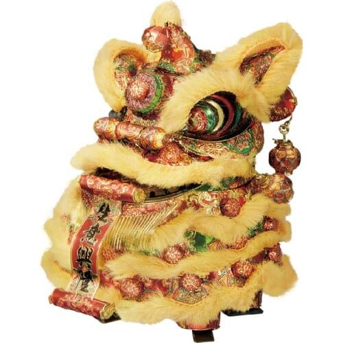 Piececool 6 PCS MINI LION DANCE Model kits 3D Metal Puzzle DIY Laser Cut Assemble Jigsaw Toy gift for kids