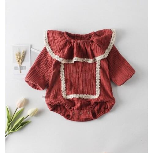 Autumn Princess Newborn Baby Clothes 0-2Y Girls Boys Long Sleeve Jumpsuit 2020 Baby Girls Boys Rompers Kids Baby Outfits Clothes