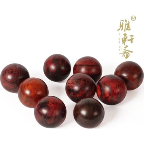 Rosewood rosewood elderly fitness player handball piece wood ball crafts health warranty