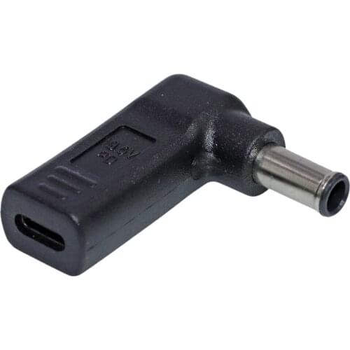 Type C USB 3.1 to DC 6.5*4.4&4.0*1.7mm Power Converter Adapter PD Emulator Trigger 90 Degree Angled for Sony