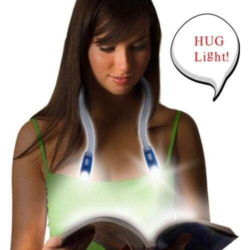 Necklace hug portable LED reading lamp lighting hanging light cave lighting book lamp led neck lamp lighting