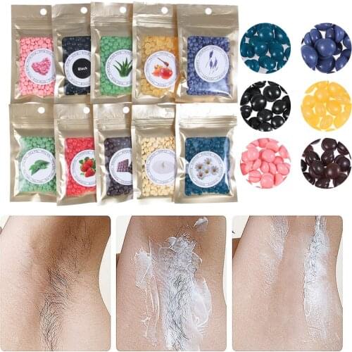 Body Depilatory Wax Beans Natural Rosin Mineral Oil Painless No Strop Film Hard Wax Shaving Hair Removal Unwanted Hairs