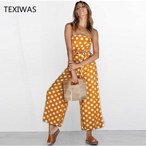 TEXIWAS Women's Jumpsuits With Print