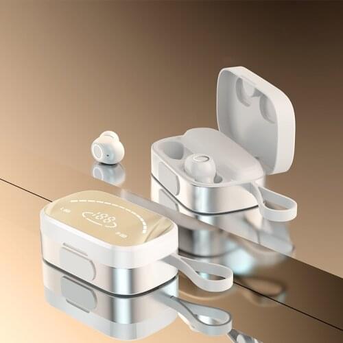 New Mini Earbuds TWS Earphone K2 Bluetooth 5.0 3500mAh Mirror Charge Box In-Ear Wireless Sports Headphone With Microphone