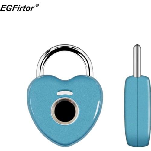 Fingerprint Padlock,Fingerprint Smart Lock Keyless Anti-Theft, Security Digital Lock Portable For Locker,Gym,Door,Luggage