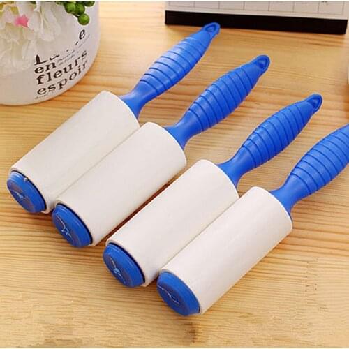 New High Quality 30/40 Sheets With Handle Brush Dust Remover Sticky Clothes Pet Dog Hair Fabric Fluff Roller Cleaner Accessories