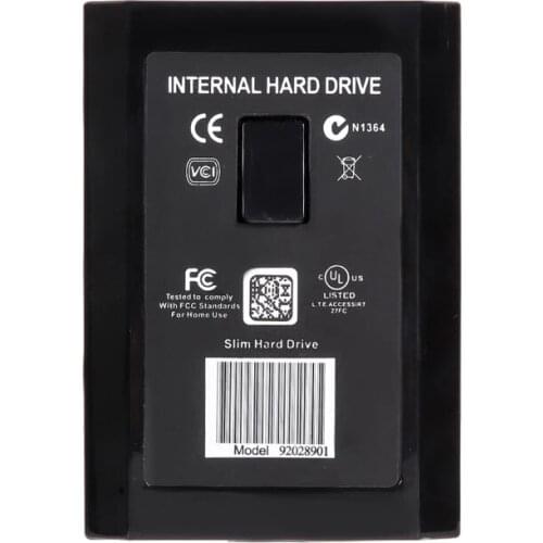 10 PCS For Xbox 360 Slim Internal Hard Drive Enclosure Disk HDD Case Shell Black