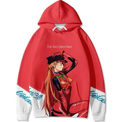 2021 3D Print EVA Hoodies Sweatshirt Hip Hop Streetshirt Hooded Sweatshirt Men/Women New Asuka Simple Fashion Clothes