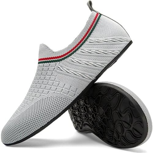 2021 Unisex Fly Weave Swimming Diving Fitness Yoga Barefoot Shoes Sports Soft Skin Slip on Aqua Shoes for Couple Size 36-49