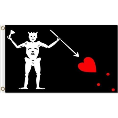 3x5ft polyester decorations flags banner with custom Pirate Edward Teach Blackbeard indoor outdoor Flag 3x5ft polyester banner