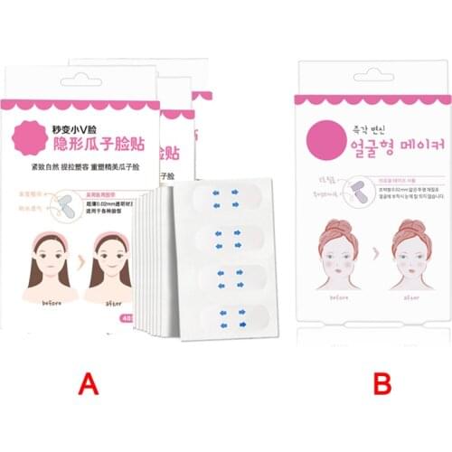 40/80PCS Instant Face Neck and Eye Lift Facelift V Shape Tapes Anti- Wrinkle 0.02mm Thickness Facial Care Tool TK-ing