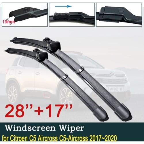 For Citroen C5 Aircross C5-Aircross 2017~2020 2018 2019 Car Wiper Blades Front Windscreen Windshield Wipers Car Accessories