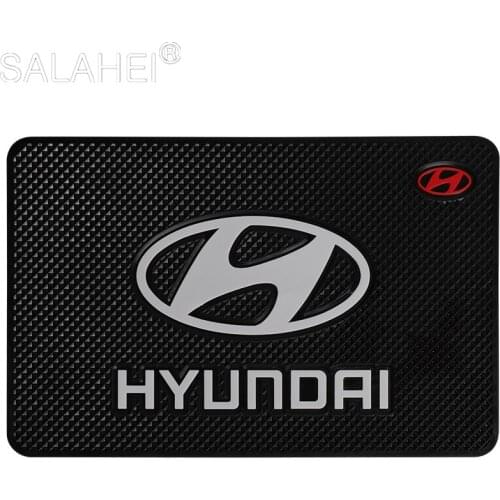 Car Non-Slip Mat Dashboard Soft Silicone Storage Pad For Hyundai I20 I30 I40 I10 IX25 IX35 IX45 IX20 Solaris Verna Sonata K2 K5