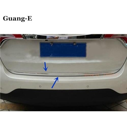 Free Shipping For Kia Sorento 2013-2014 Car Sticks Body Styling ABS Chrome Rear Door Tailgate Frame Plate Trim Lamp 1pcs