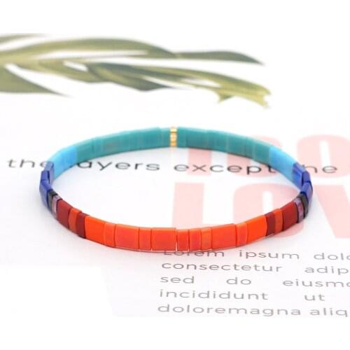 Go2boho Bracelet Glass Beads Miyuki Tila Bracelets Women Gift Pulseira Feminina Jewelry Summer Beach Handcraft Hot Sale Armband