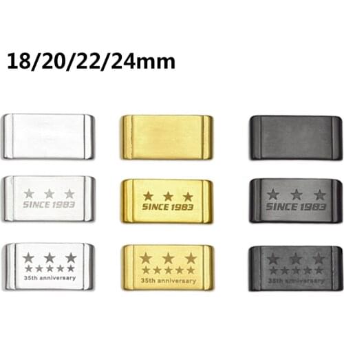 18mm 20mm 22mm 24mm Stainless Steel Watch Band Buckle Loop Hoop Holder Ring Accessories for Casio G-SHOCK GA-110 GD-100 DW-5600
