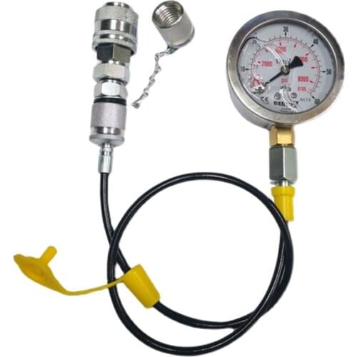 For Caterpillar CAT excavator quick connector pressure gauge pressure test hose connector hydraulic pump test connector