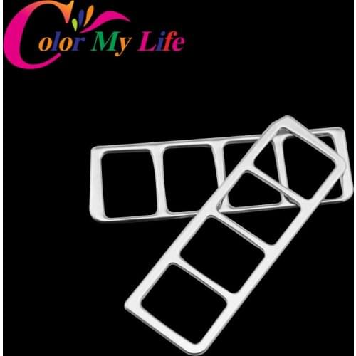 Color My Life Car Fog Lamps Eco Adjust Switch Control Trim Sticker for Nissan X-TRAIL Xtrail T32 2013+ Qashqai J11 2014+ LHD