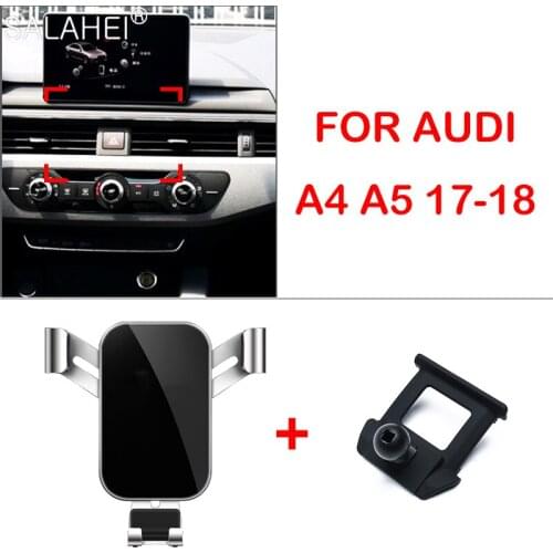 Phone Holder Adjustable For Audi A5 2019 2018 2017 Air Vent Interior Dashboard Cell Stand Car Accessories Mobile Phone Holder