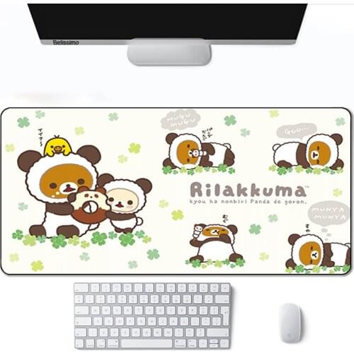 Gaming Pad Custom Mouse Pc Gamer Full Barato Mause Mat Computer Extended Anime Sexy Desk Hot 3d Large Laptop Rilakkuma Carpet