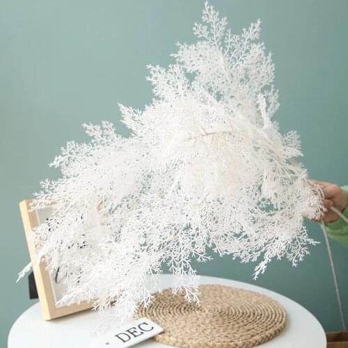 Artificial Flower Mist Pine/flower Mist Pine Fake Flower Wedding Decoration Propose Propsgreen Plant Adornment Propose Necessary