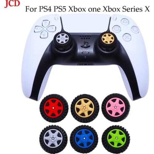 JCD 1 Pcs Suitable For PS5 Gamepad Rocker Cap Ps3/Xbox One Wheel Cap Xbox Series X Protective Silicone Cap PS4