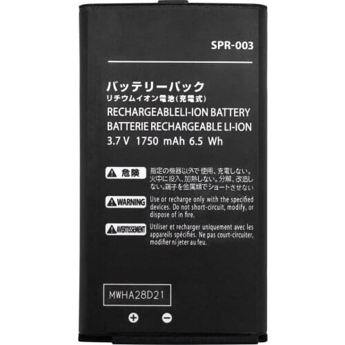 OSTENT 1750mAh 3.7V Rechargeable Lithium-ion Battery Pack for Nintendo New 3DS LL/XL Console